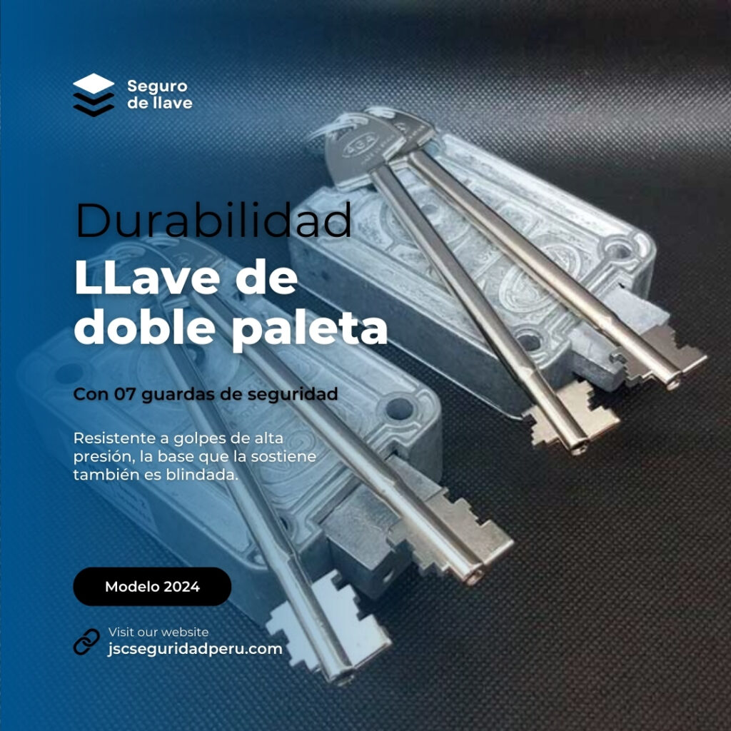 Chapa de caja fuerte con apertura dual, seguro de llave en Lima
